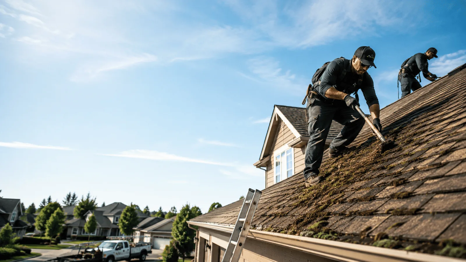Roof Moss Removal in Long Barn, CA near me